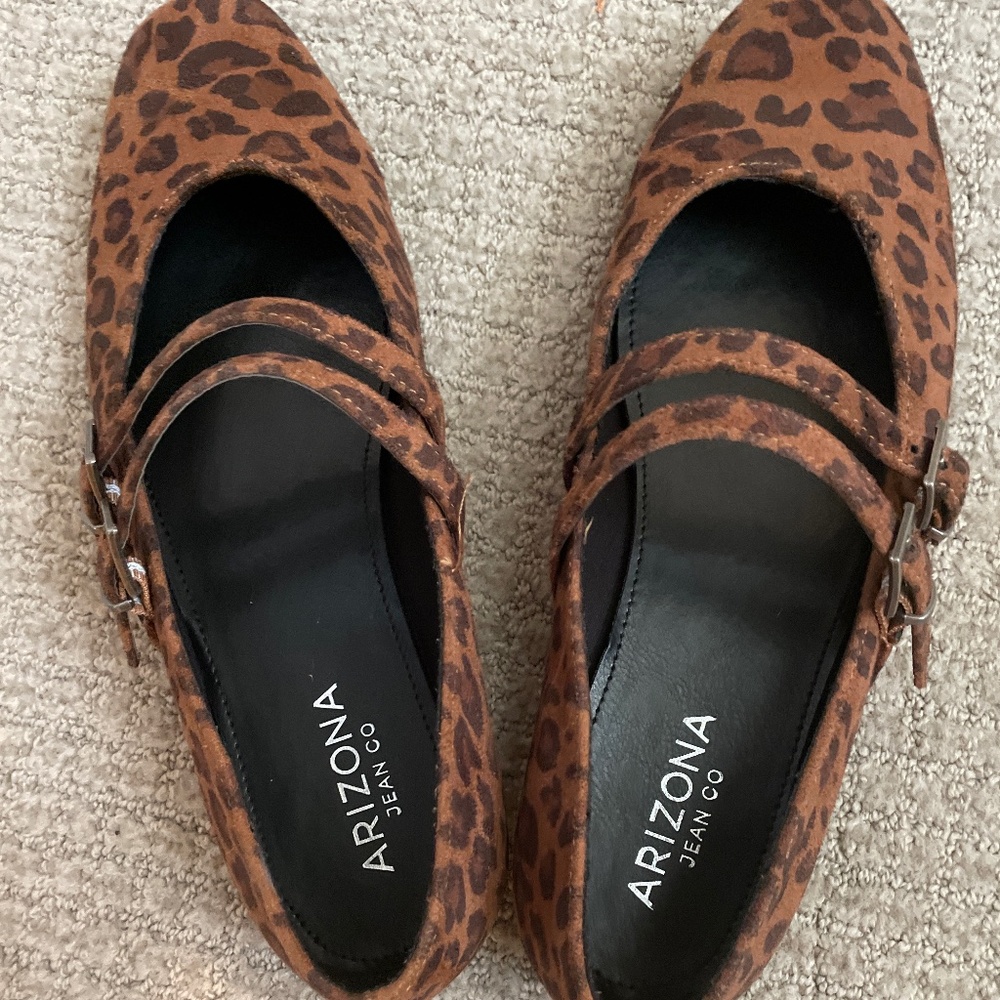 Cheetah print flats